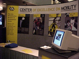 Booth ready for visitors