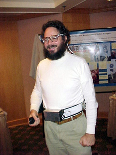 Eric wearing two pair of glasses