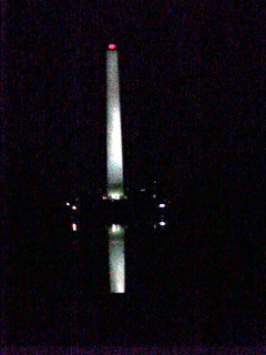 Washington Monument and its reflection