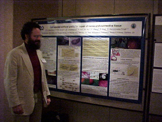 Eric at another of his posters