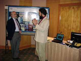 Eric in deep discussion