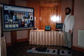Photo of Eric in demo booth