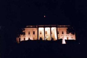 White House at night