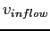 $\displaystyle v_{inflow}$