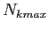 $N_{kmax}$