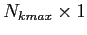 $N_{kmax}\times 1$