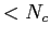 $<N_c$