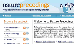 Nature Precedings