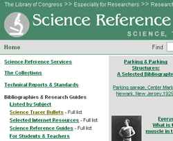 Science Reference Services
