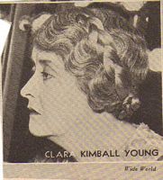 Clipped photo, profile with hair in coronet braid