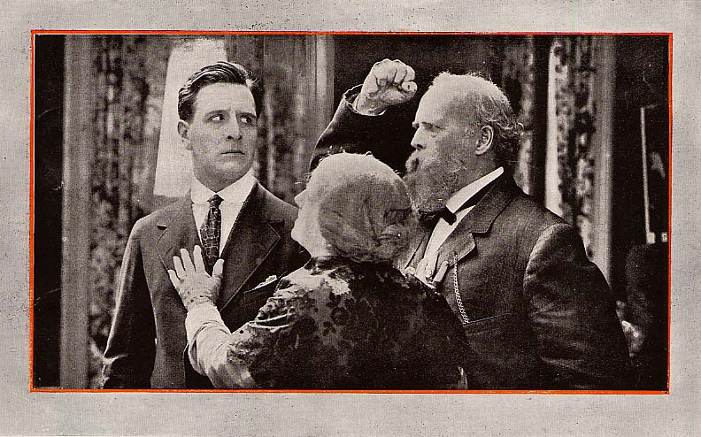 Edward M. Kimball shakes his fist at Conway Tearle