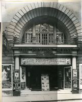 Theater with posters