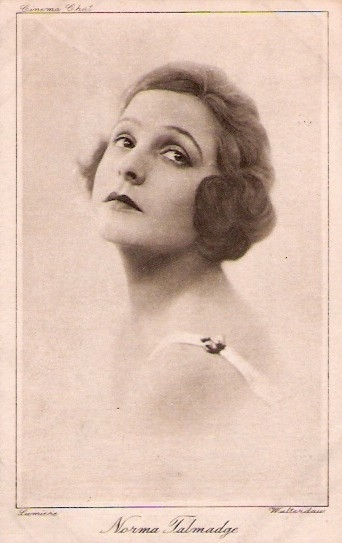 Norma Talmadge portrait postcard