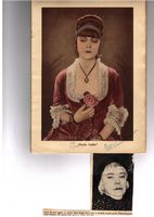 Two pictures of Asta Nielsen