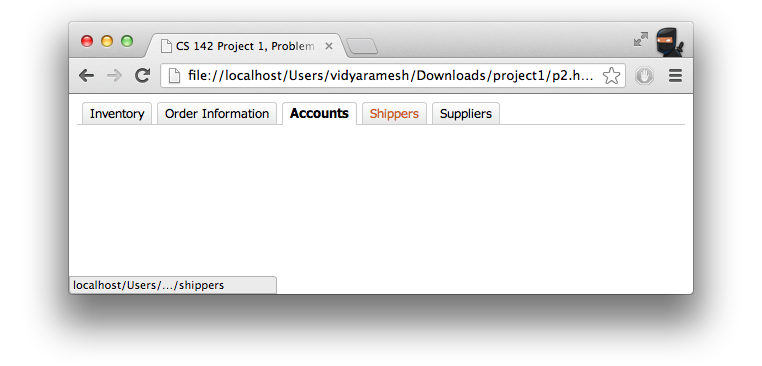 Windows screenshot for Problem 2