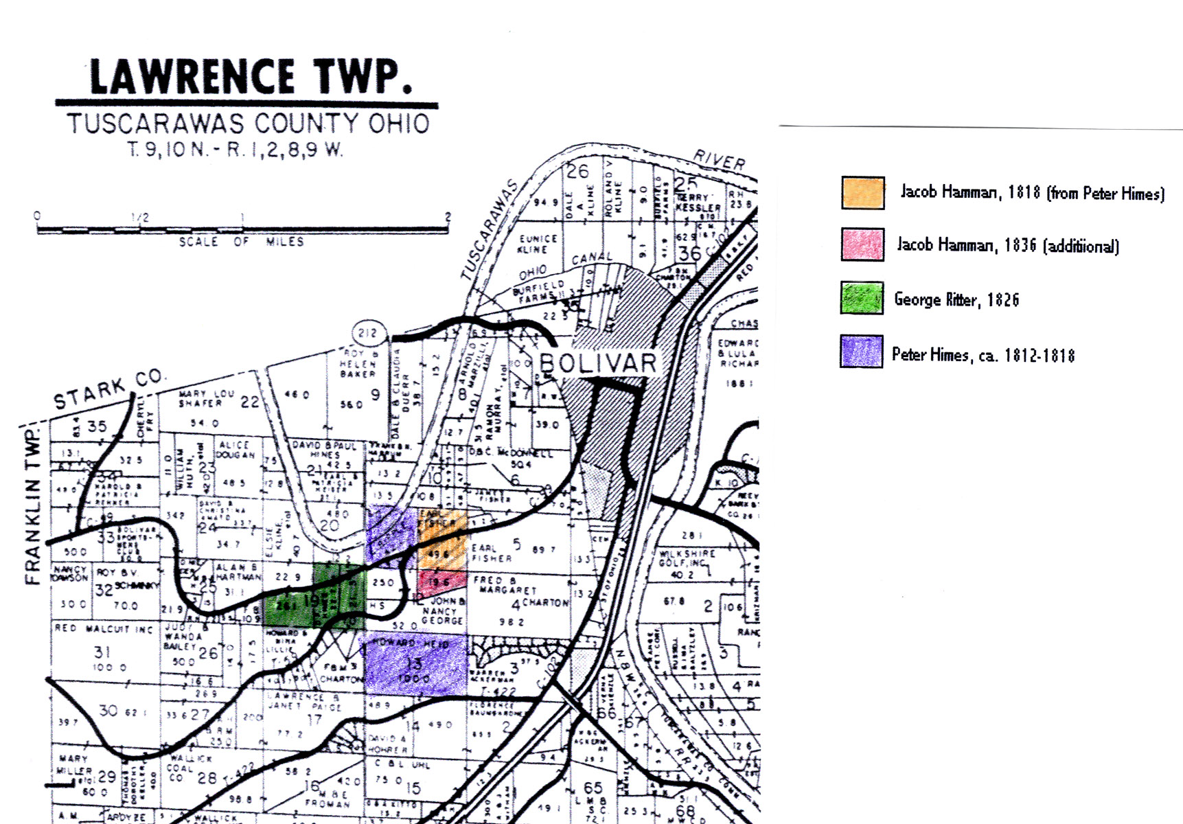 map of lawrence township ohio
