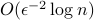 O(epsilon^{-2} log n)