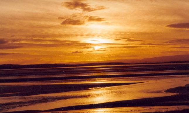 Sunrise over Morecambe Bay