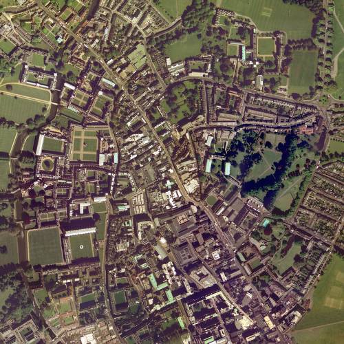 Aerial photo of Cambridge