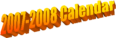 2007-2008 Calendar