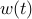 w(t)