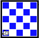 checkerboard filled in