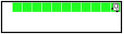 alt: bit moves across top of world, painting every moved-to square green