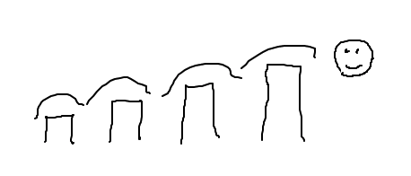 alt: the course is a series of hurdles