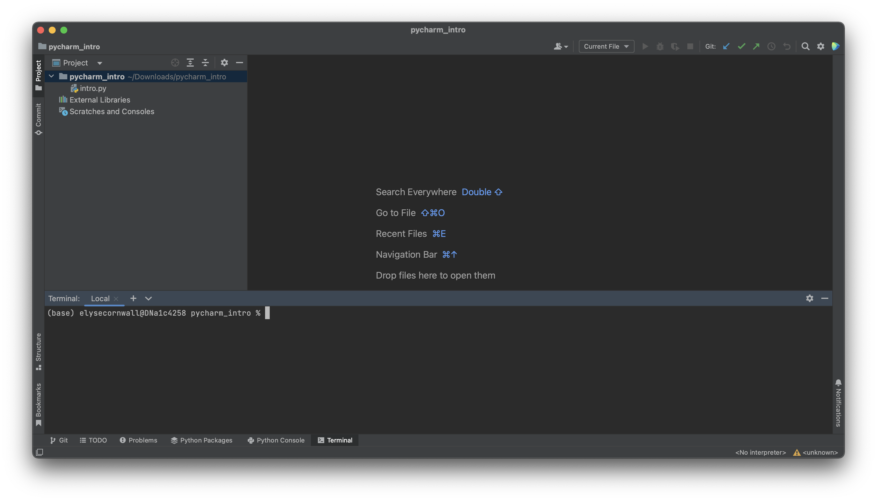 PyCharm Terminal