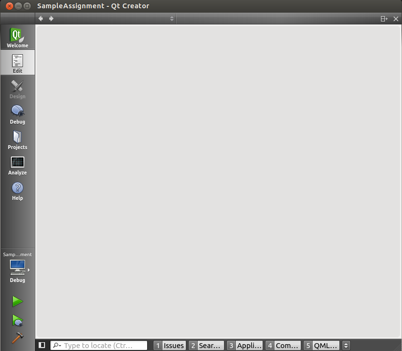 Qt Creator Grey Screen