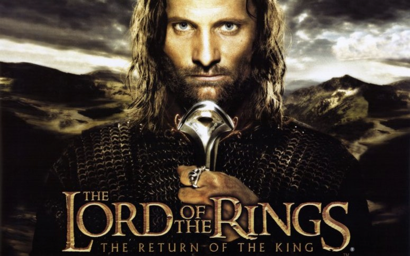 An image of Aragorn from Lord of the Rings, Return of the King