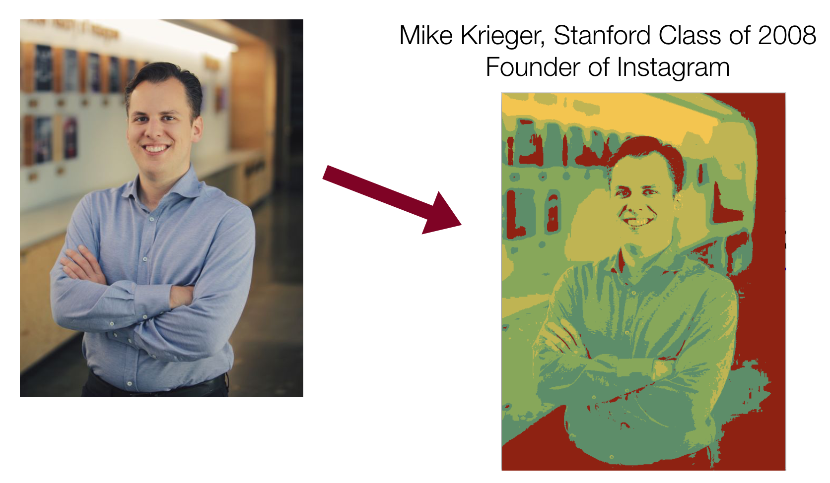 Images of Mike Krieger, Stanford class of 2008, Founder of Instagram