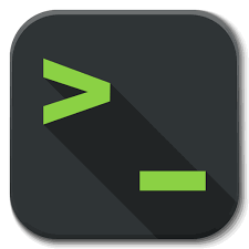 An image of a terminal icon for accessing the command-line terminal on a Mac