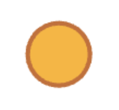 A photo of the sun icon.