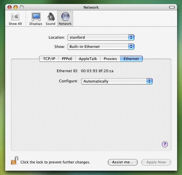 linux get ethernet mac address