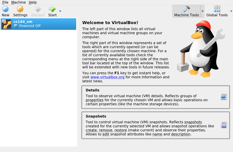 Setting Up Your Cs144 Vm Using Virtualbox 7990