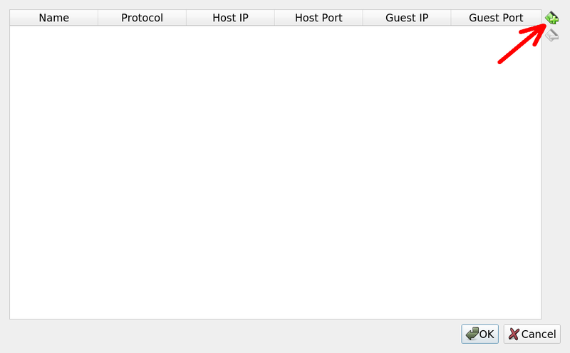 Add a port forwarding rule