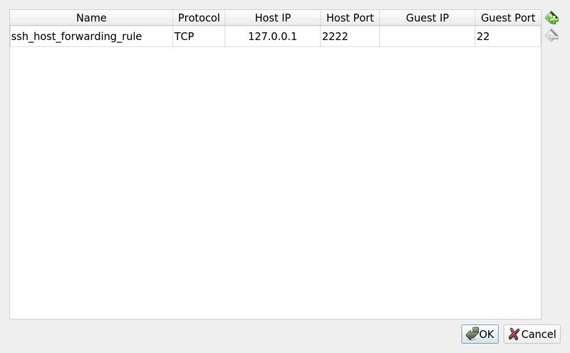 Port forwarding rule added