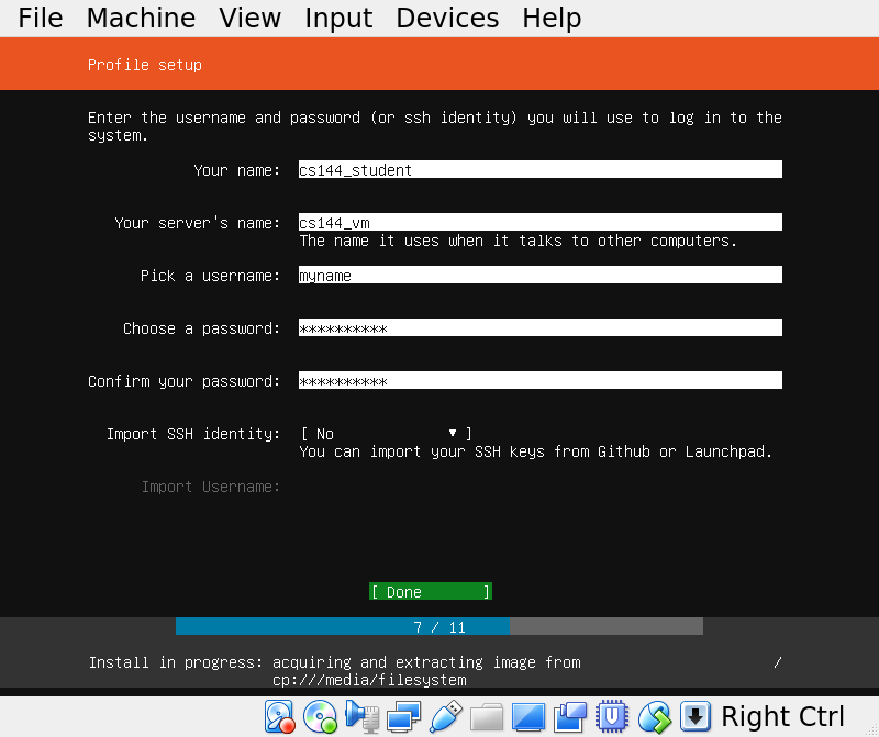 Choose a good password!!!