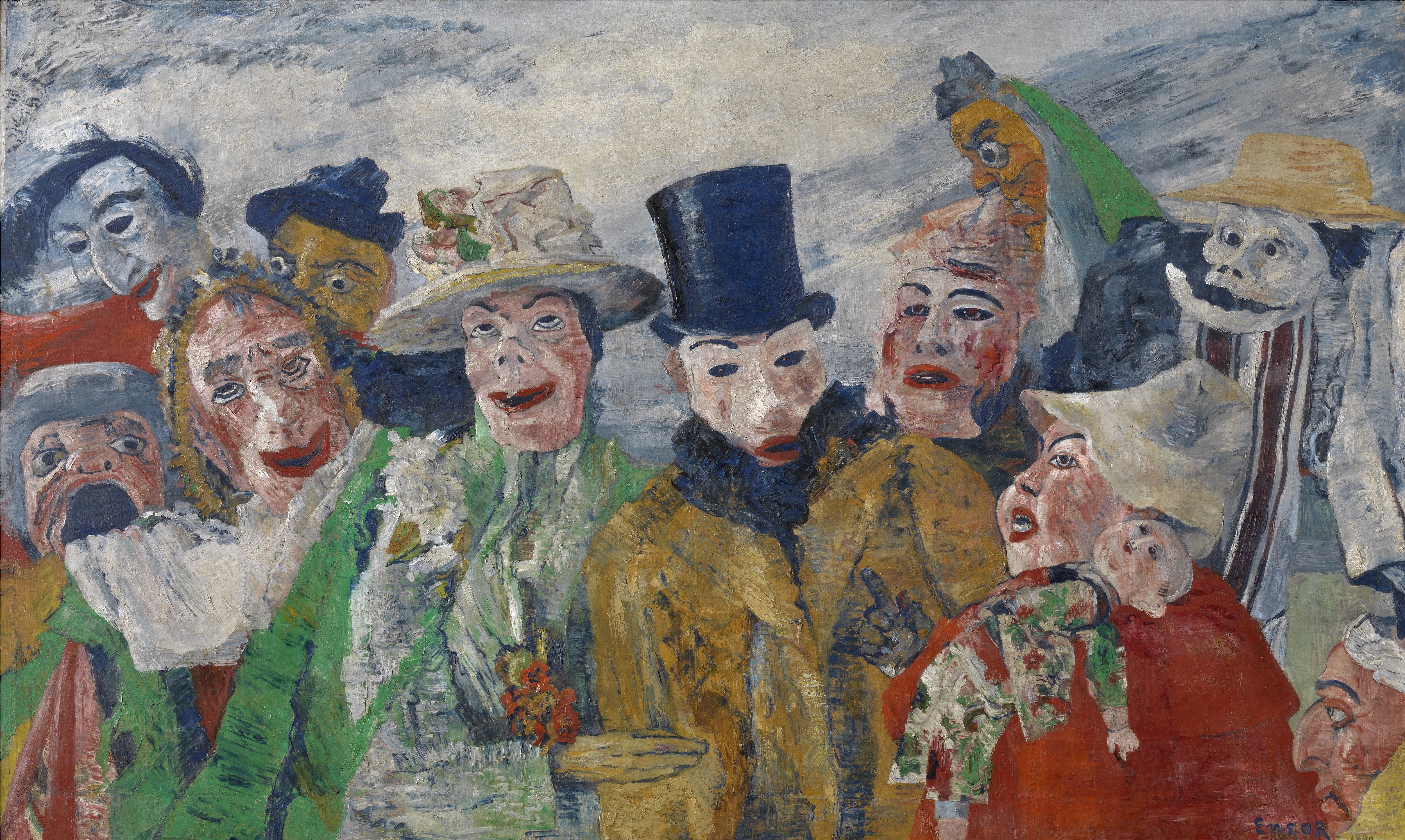 James Ensor, *De Intrige*, 1890