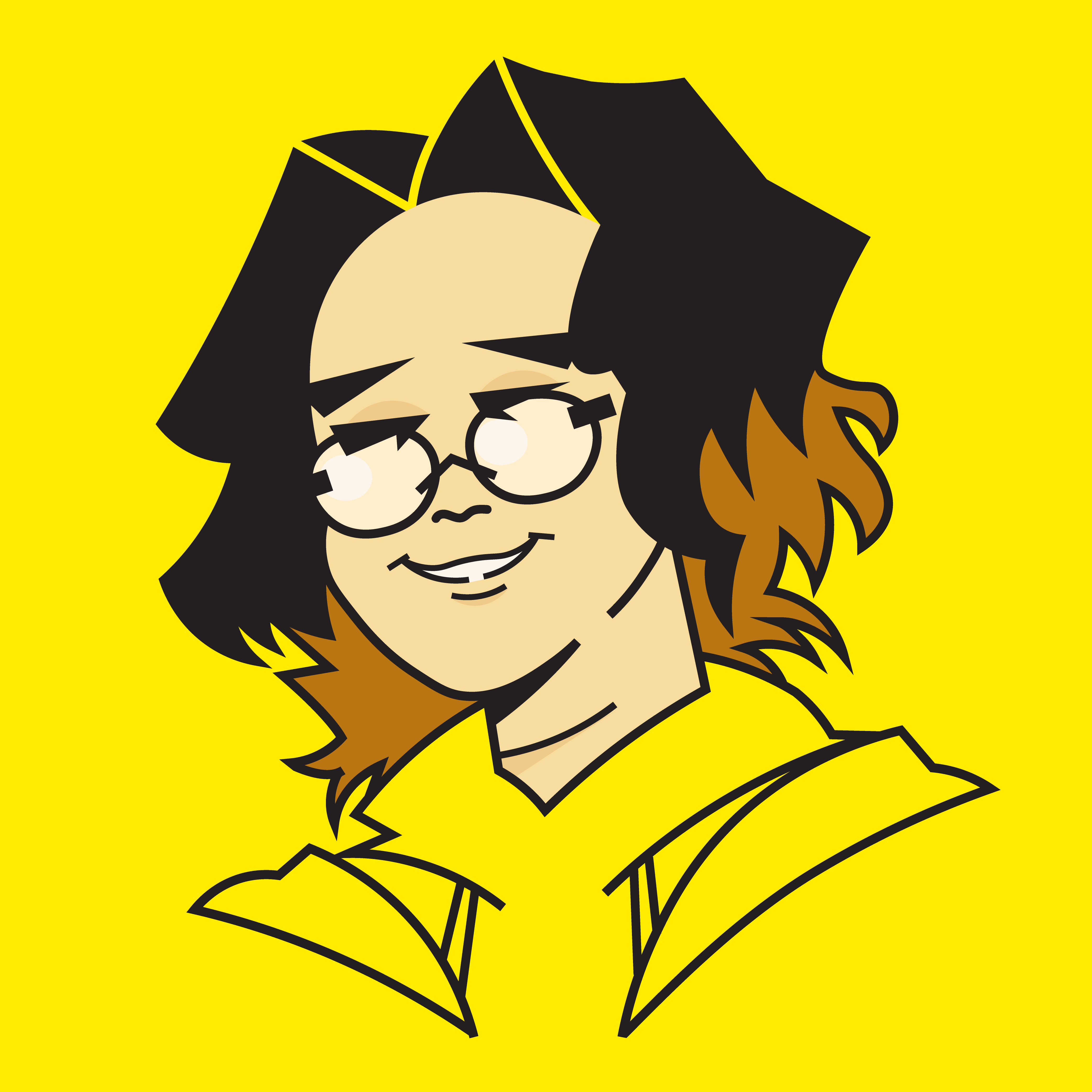 drawn portrait of team member Jared