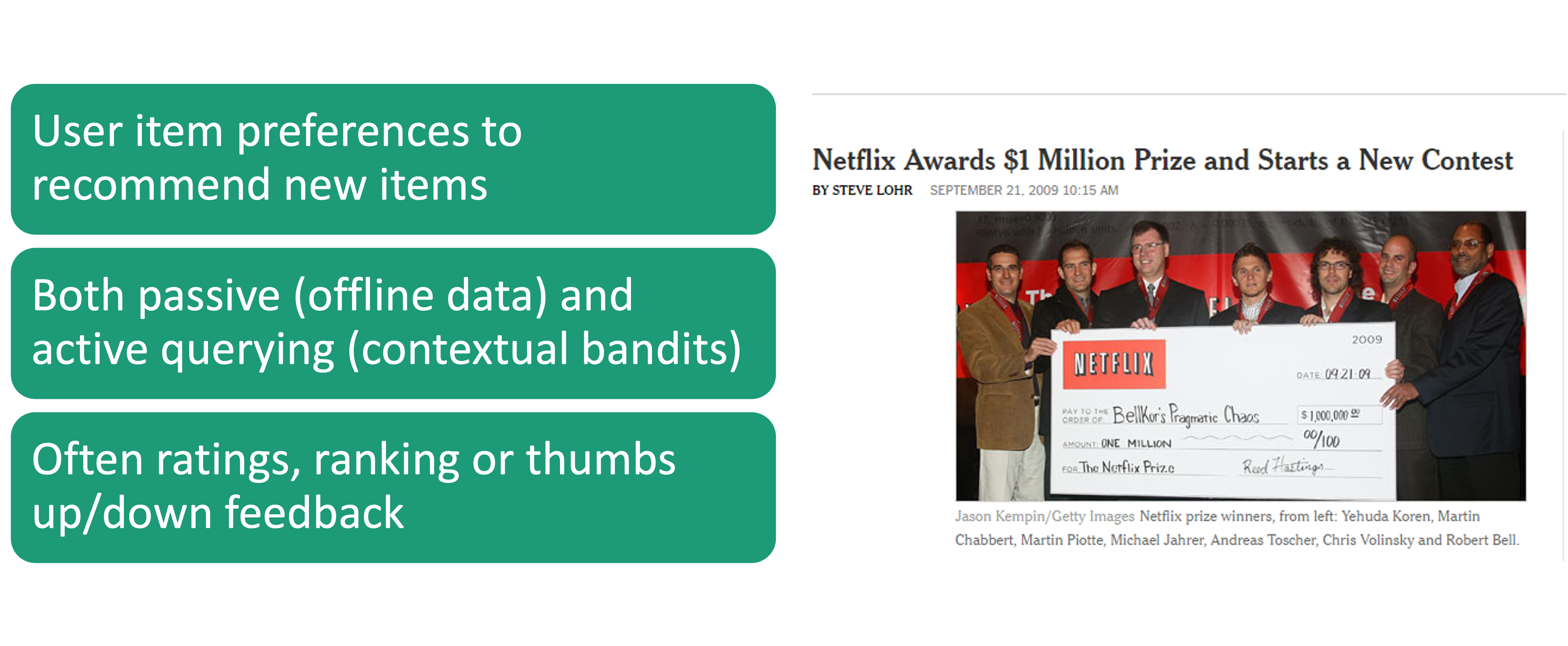 Recommendation Systems