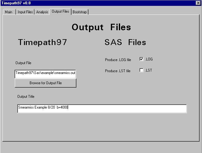 output screen