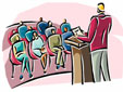 clip art of a lecture