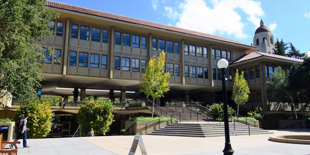 Outside View of Lathrop Library