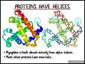 Proteins Have Helices