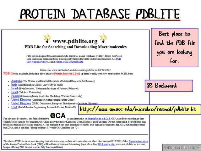 Protein_Database_PDBLITE