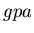$gpa$
