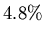 $4.8\%$