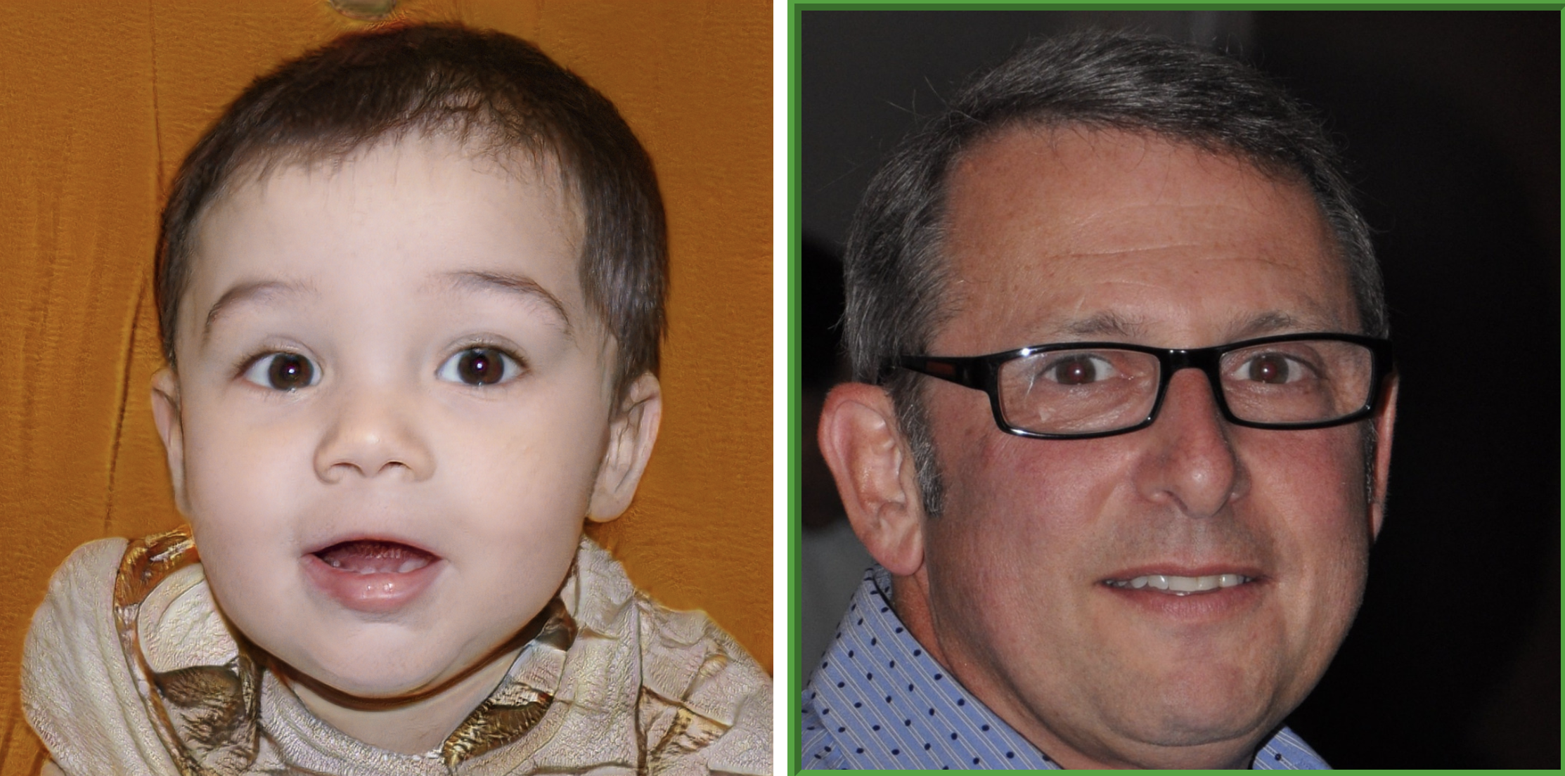 Image 4: Which face is real?